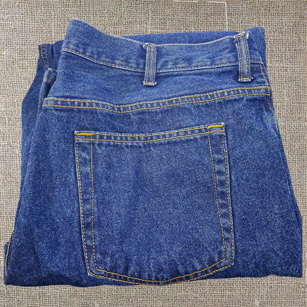 Blue Mountain Men's Straight Jeans Size 38 Blue Regular Fit Pre-owned
